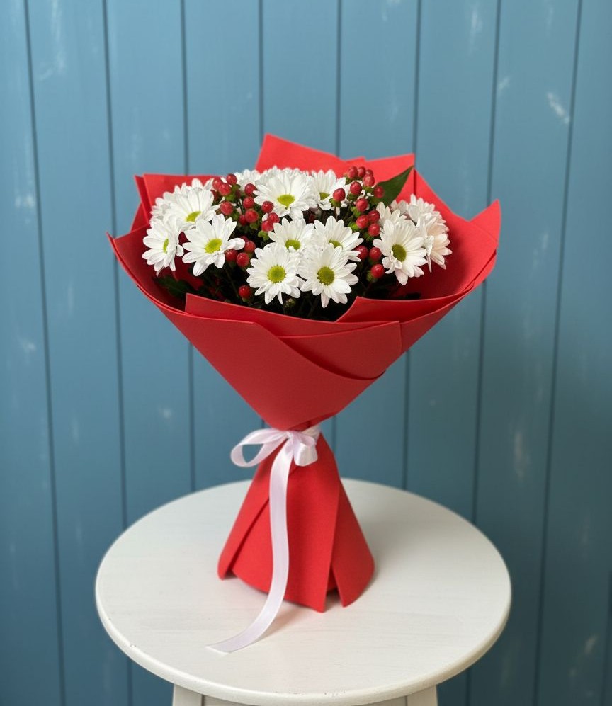 Букет цветов из: Хризантемы в Желябино