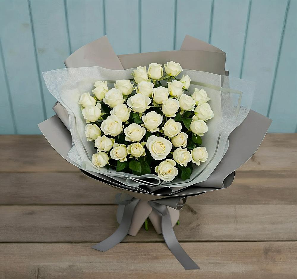 Букет Белоснежная нежность в Желябино
