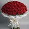 Букет 101 Красная роза Блэк Мэджик в Желябино