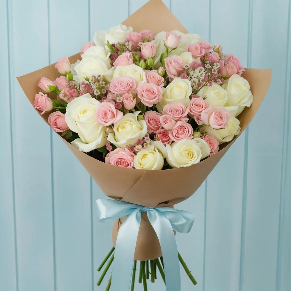 Букет цветов из: Розы в Желябино