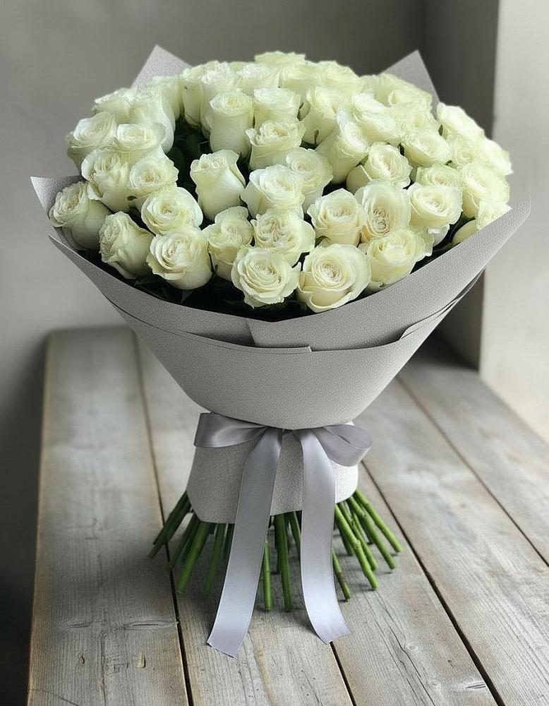Букет 35 Белых роз в Желябино