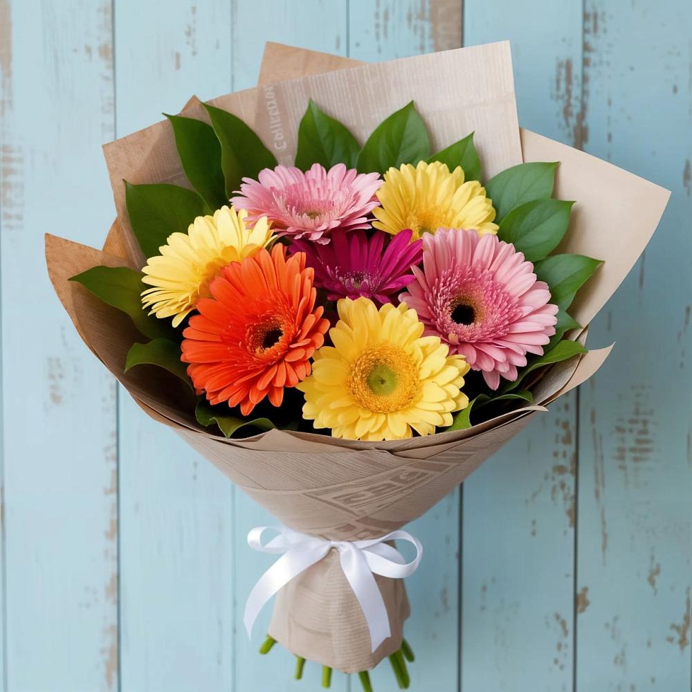Букет цветов из: Герберы в Желябино