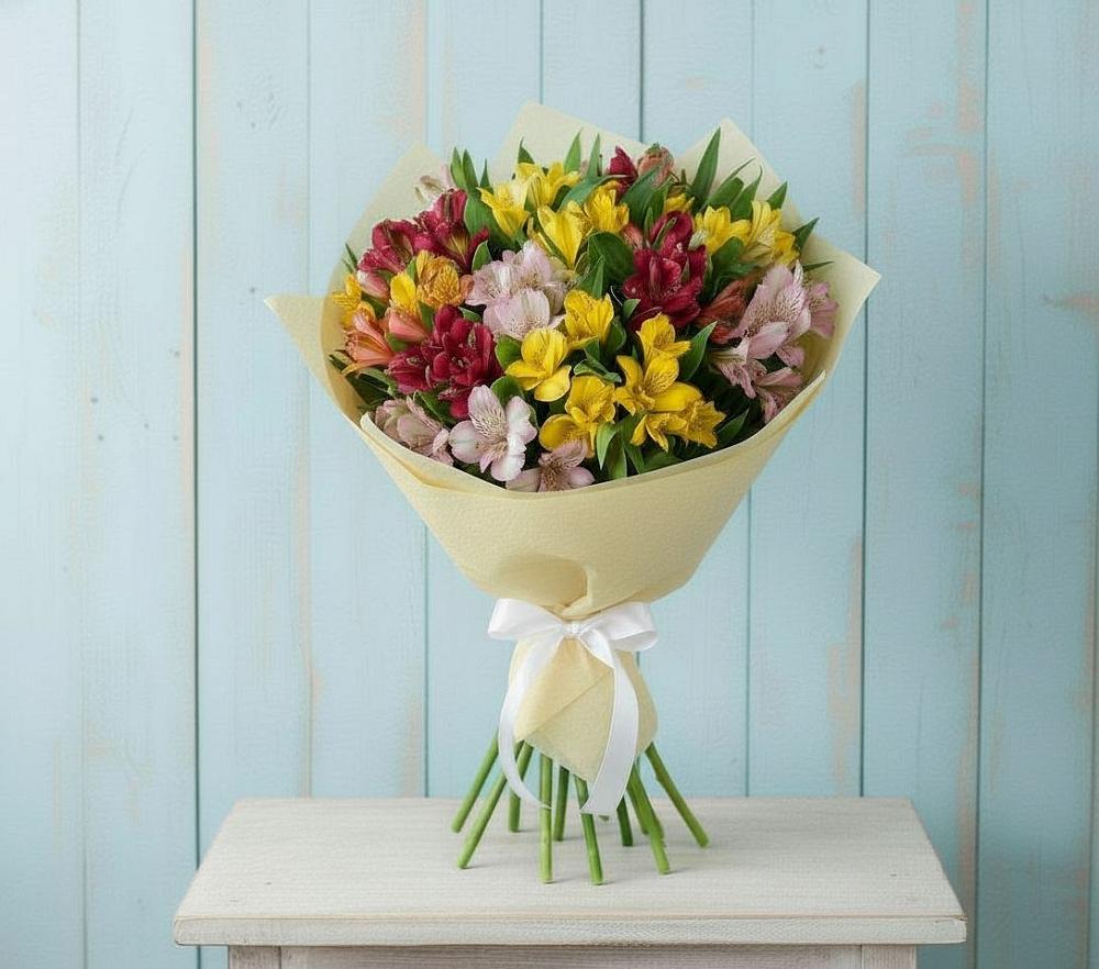 Букет цветов из: Альстромерии в Желябино