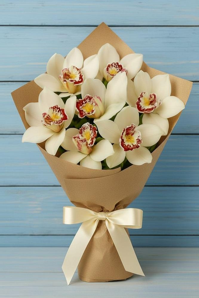 Букет цветов из: Орхидеи и Розы в Желябино