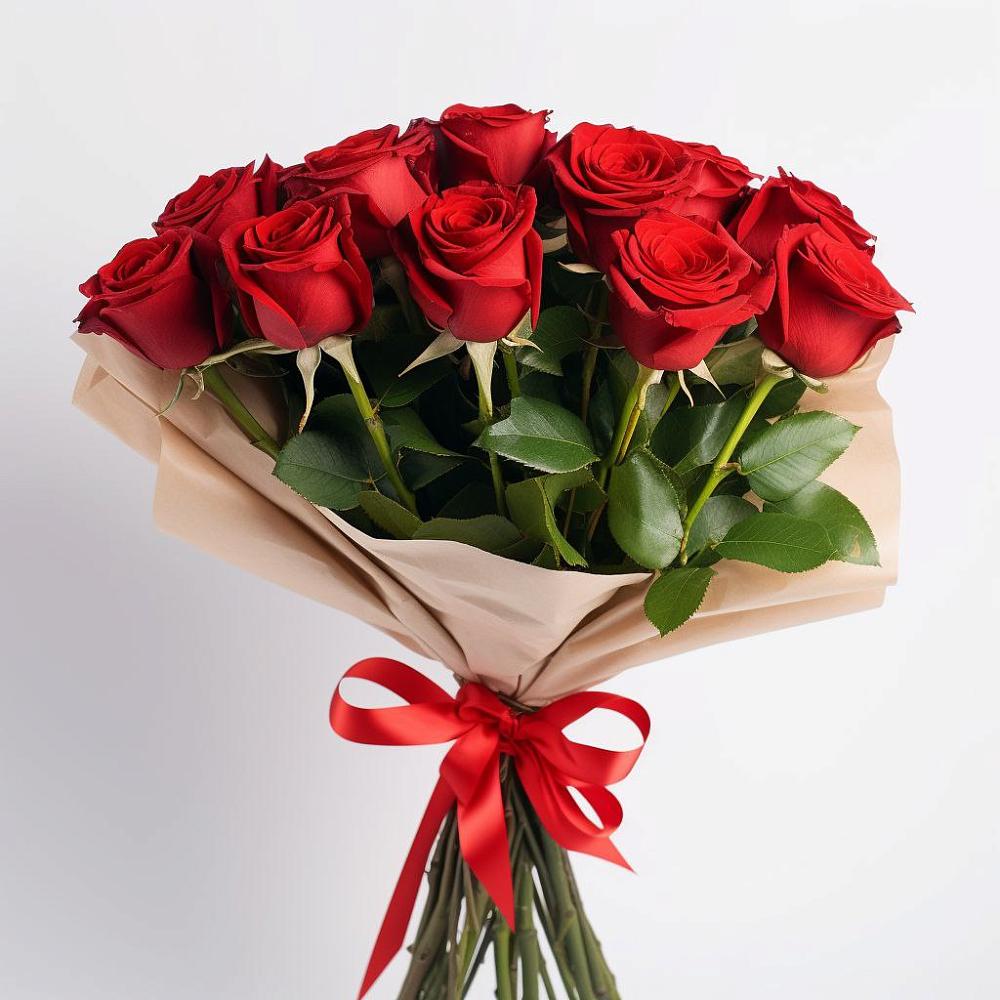 Букет 11 Красных роз Эдлесс Лав в Желябино